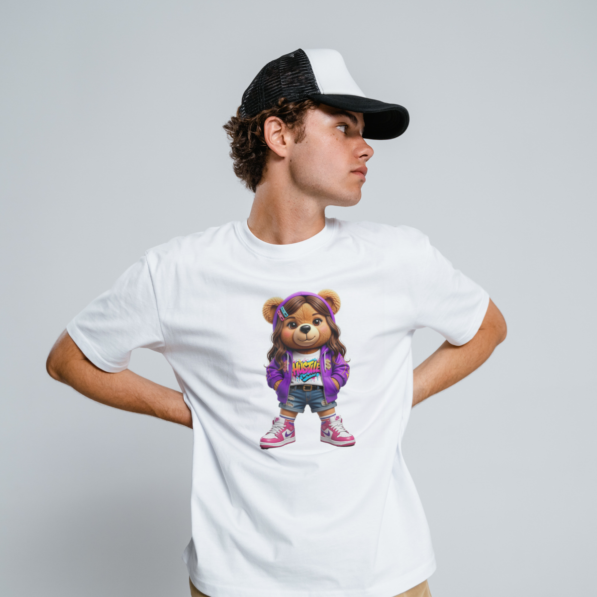 Tricou Urban Bear – 100% Bumbac Girl 03