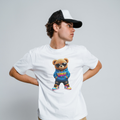 Tricou Urban Bear – 100% Bumbac Albastru 10